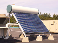 Esquimalt Municipal Hall solar hot water system
