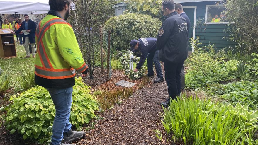 Day of Mourning - wreath placing