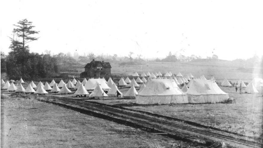  Fort Macaulay BC Brigade of Garrison Artillery, ca. 1889 (FRH4064)