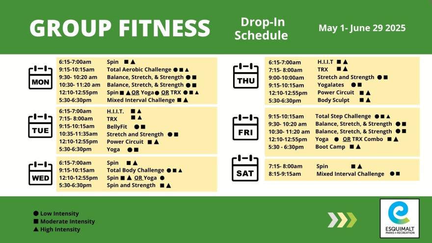 Drop-In Fitness Spring 2025