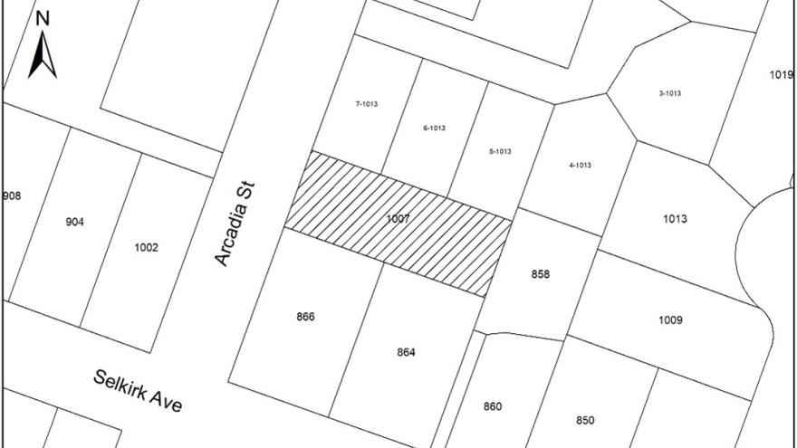 1007 Arcadia - Site Map