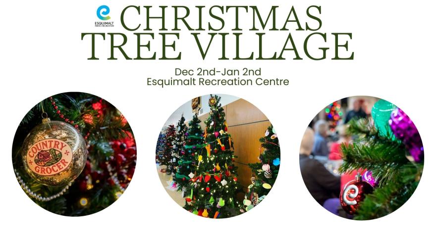 xmas tree village 2025