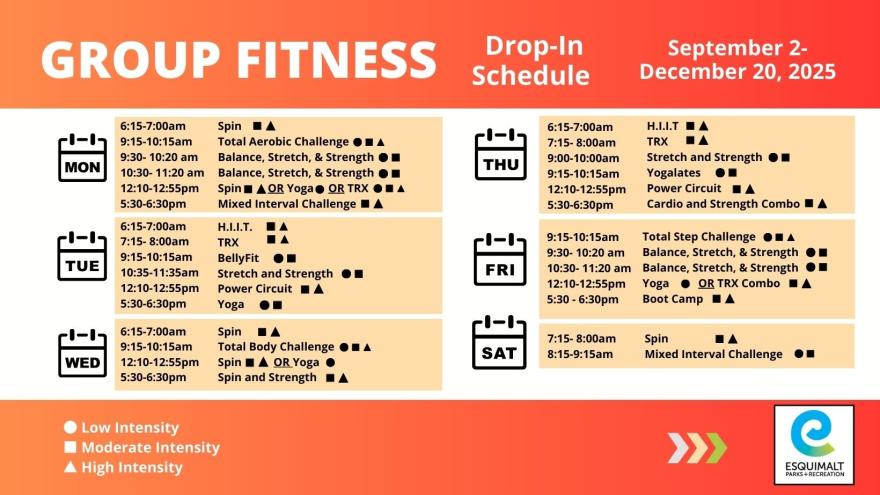 Fall Drop in Fitness 2025 